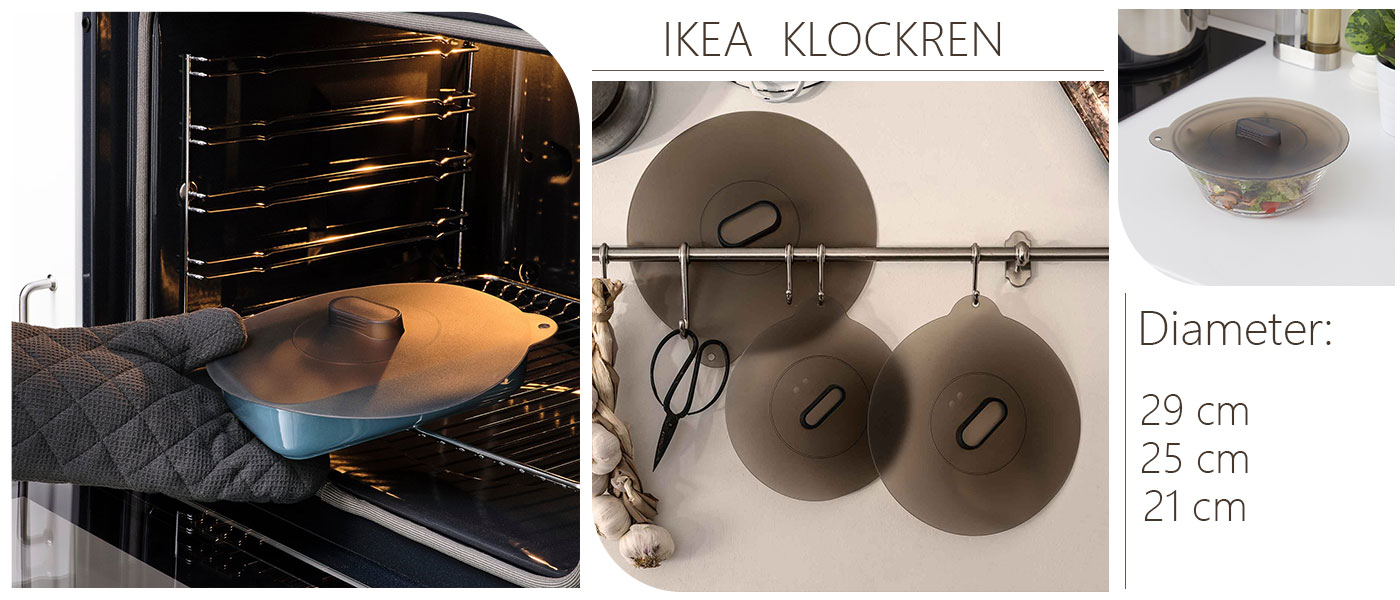 ست 3 عددی درب سیلیکونی ایکیا مدل IKEA KLOCKREN